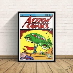 Quadro Superman Action Comics nº 01