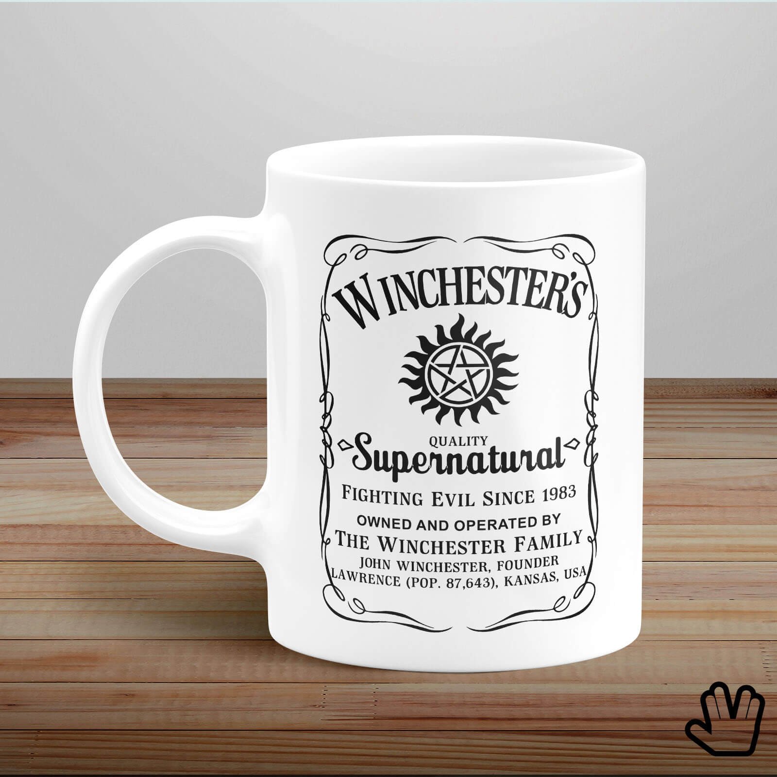 Caneca Supernatural Winchesters 1 Caneca Supernatural Winchesters