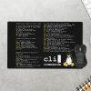 Mouse Pad Geek Comandos Linux Shell Script - Tamanho 35 x 25 cm