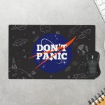 Mouse Pad Geek Don't Panic - Tamanho 35 x 25 cm