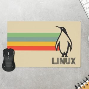 Mouse Pad Geek Linux Retro Clean 35 x 25 cm