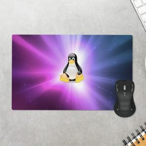 Mouse Pad Geek Santo Linux 35 x 25 cm