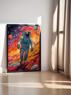 Quadro LojaNerd Astronauta Color1 scaled 1