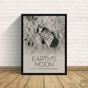 Quadro Pegadas Na Lua - Nasa