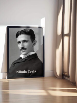 Quadro Nikola Tesla Loja Nerd1 scaled 1