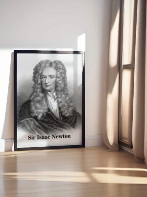 Quadro Sir Isaac Newton Loja Nerd scaled 1