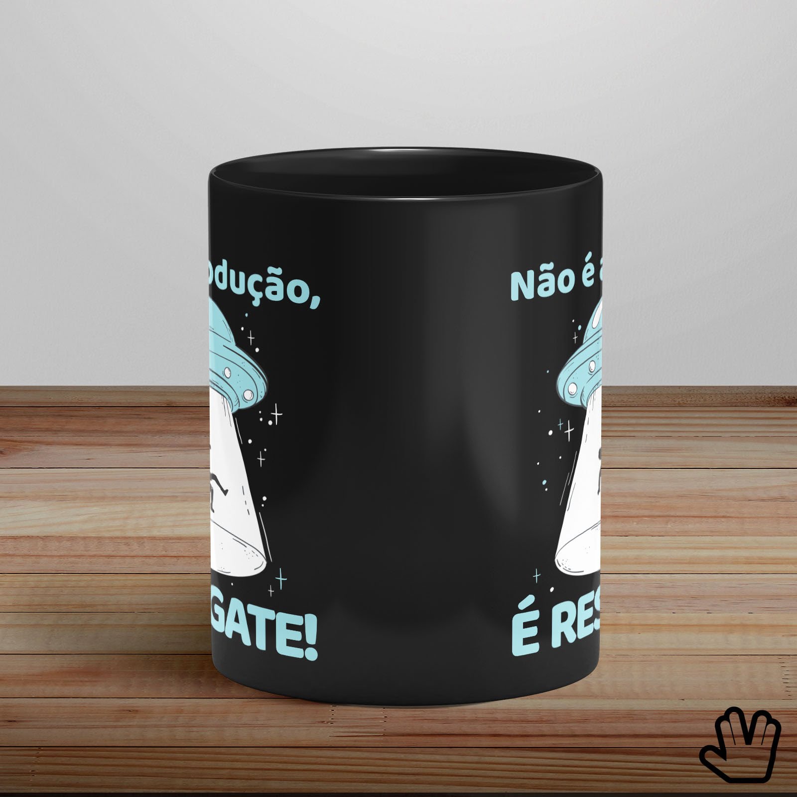 Caneca Não é Abdução, É RESGATE! - Imagem 2