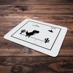 Mouse Pad Dinossauro Chrome