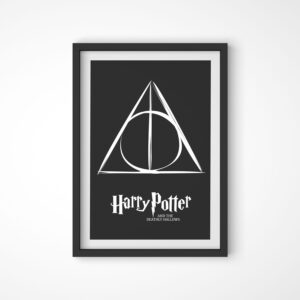 quadro harry potter e as reliquias loja nerd 04