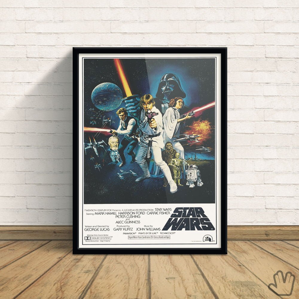 Quadro Star Wars Uma Nova Esperança