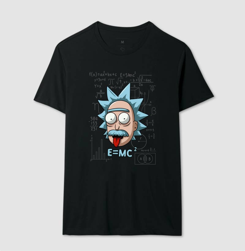 Camiseta E=mc² Einstein Rick 2 Camiseta E=mc² Einstein Rick - Imagem 2