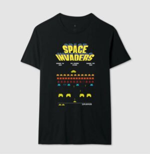 Alternative view of Camiseta Space Invaders