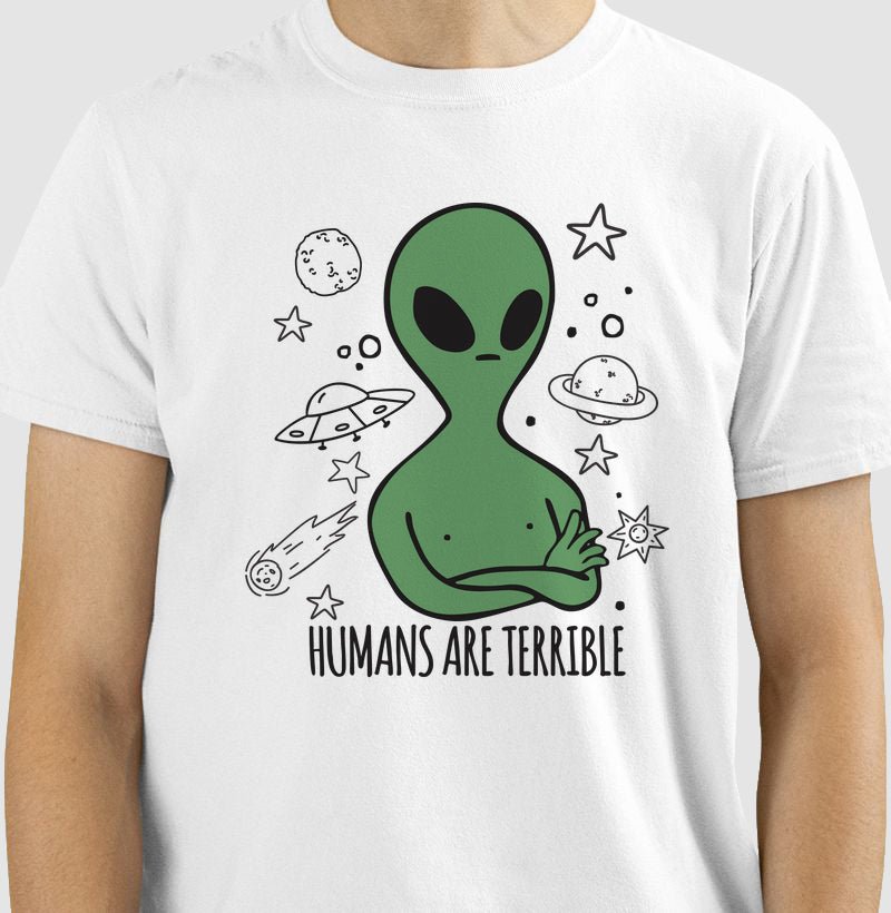 Camiseta Humans Are Terrible 1 Camiseta Humans Are Terrible