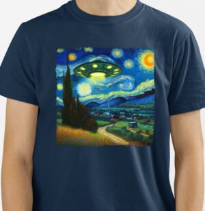 Camiseta O Ovni de Van Gogh