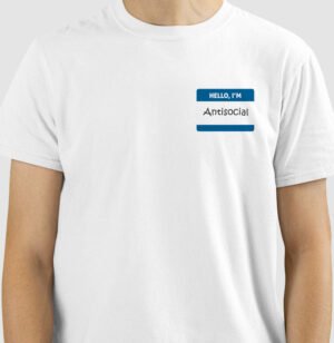 Camiseta Hello, I'm antisocial