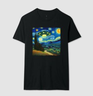 Alternative view of Camiseta O Ovni de Van Gogh