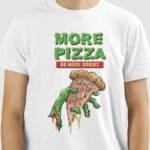 Camiseta More Pizza no More Brain